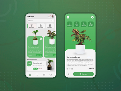 Plant Ecommerce Mobile UI