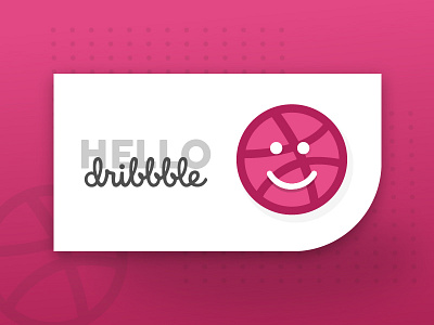 Hello dribbble design hello dribble minimal minimalist simplistic ui visual design