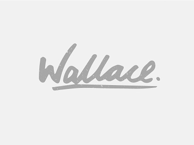 Thisiswallace Creative Co. Logo brand branding design graphic handwritten identity lettering logo type vintage