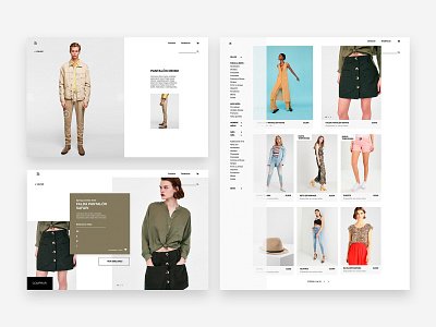 Clothing store - Concept design ecommerce ecommerce shop responsive ui ui web design ux ux ui web