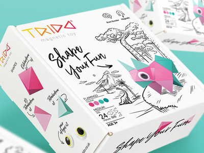 TRIDO Packaging design branding design identity illustration packaging