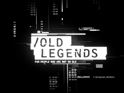 Packaging design for new whiskey  "Old Legends"