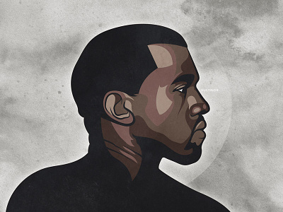 Kanye illustration kanye kanye west portrait west yeezus yeezy