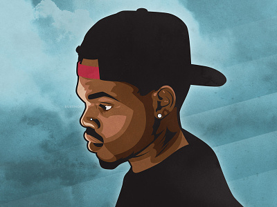 Chance chance the rapper illustration portrait