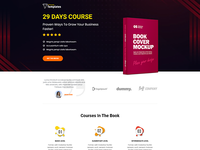 Ebook Course branding ebook illustration knowledge online course sales funnel ui upgrade website design