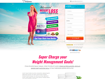 Keto Weight Loss Formula beauty ecommerce healthy perfect boday weight loss product