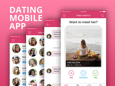 Dating Thumb mobile app mobile app design ui