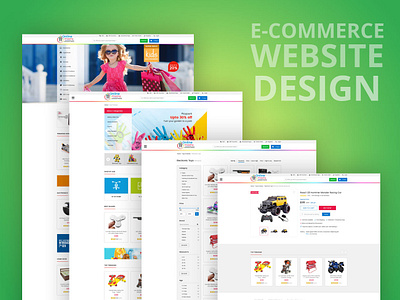 E-commerce Website Template cart ecommerce ecommerce design ecommerce shop online shopping shopping web design web template website design website template