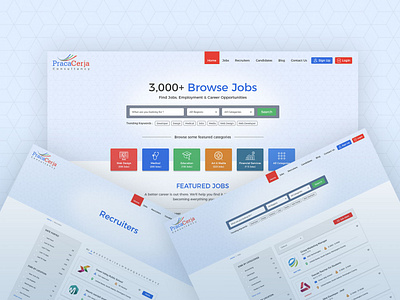 Job Consultancy Website Template