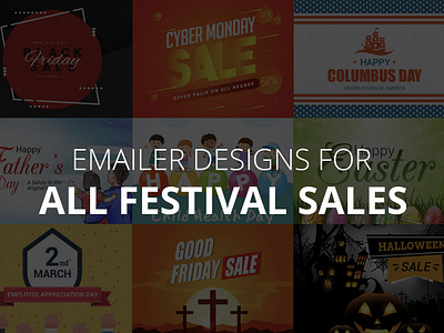 Emailer Designs For All Festival Sales email email design email marketing emailer emailer design festive emailer newsletter newsletter design