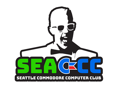 Seattle Commodore Computer Club Logo commodore computer club illustration sea ccc seattle vintage computing