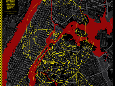 "Corrupted Connections" chart diagram driver map movie poster print screen taxi