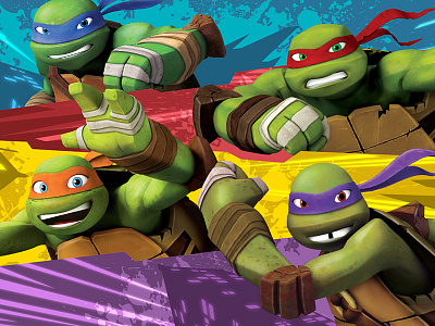 Teenage Mutant Ninja Turtles Style Guide design graphic guide mutant nickelodeon ninja style teenage tmnt turtles