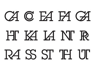Lubalin Graph Ligatures ligatures typography