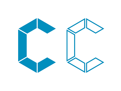 C icon letter logo