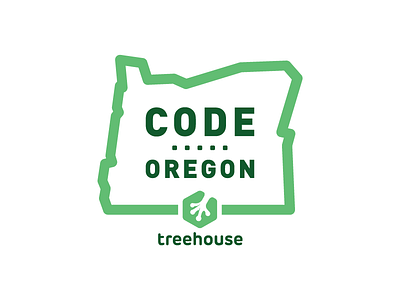 Code Oregon code oregon thick lines treehouse