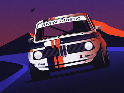 Classic BMW - Illustration