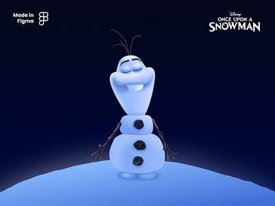 Once upon a Snowman - Made in Figma