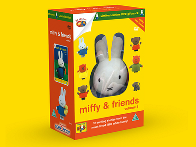 miffy & friends packaging branding design dvd case package design packaging