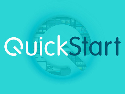 QuickStart branding branding design logo publishing typography