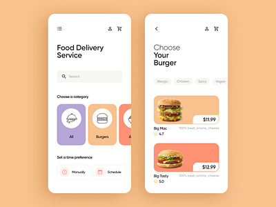 Food Delivery Mobile App by CubexDesign on Dribbble