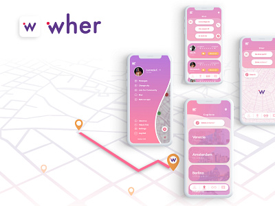 Wher - UI/UX Concept App