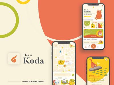 Koda - Designflows concept app