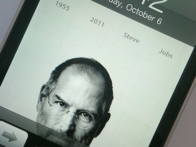 Steve Jobs iPhone Wallpaper apple iphone iphone4 lock screen lockscreen steve jobs wallpaper