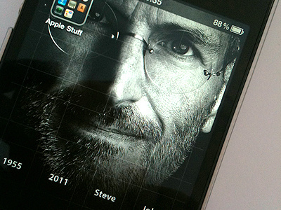 Steve Jobs iPhone Wallpaper - Another Version