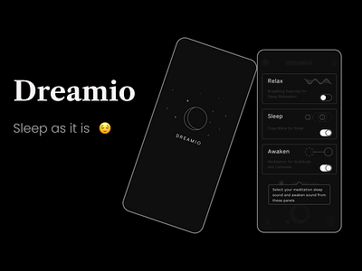 Dreamio. Behance Case