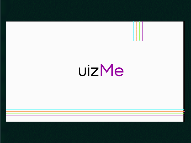 Quizme1 adobe xd animation color interaction logo minimal ui ux web