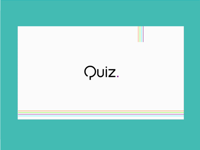 Quizme2 adobe xd animation color design interaction minimal ui ux