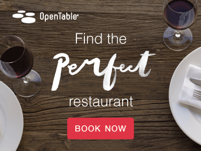 OpenTable Display Ad ad display ad opentable