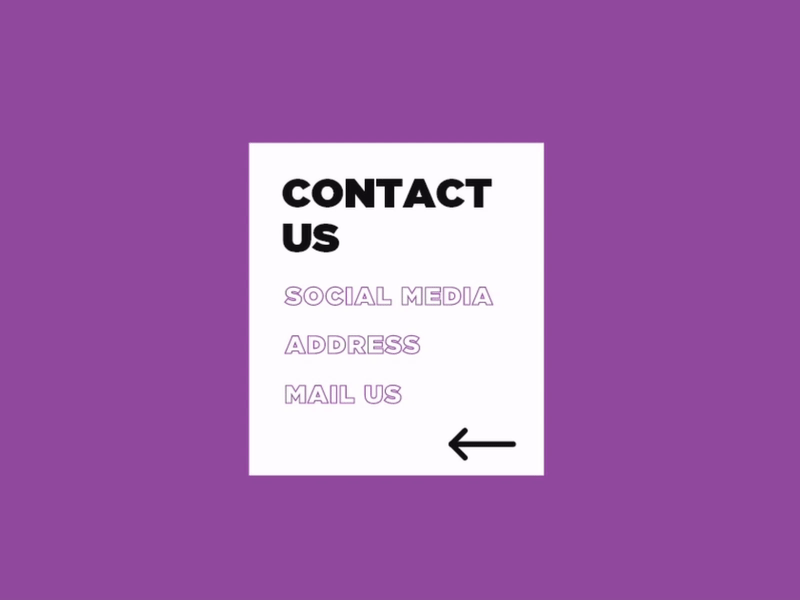 Contact Us address adobe xd bold font concept contact list contact us daily ui gotham social media typography ui ux web