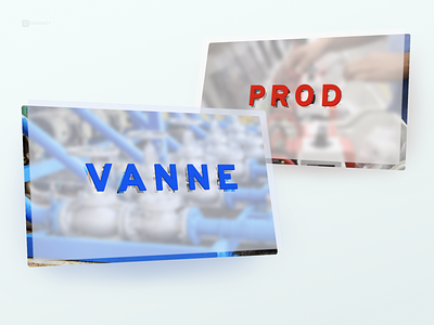 Valve and Production Projects Concept View affinityphoto blue company concept design glass glassmorphism perspective photography product red