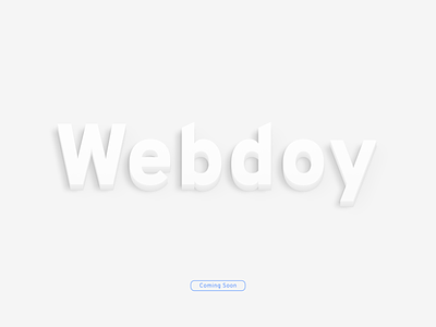 Webdoy 3d affinitydesigner branding extruded flat lay letter logo title title design typography vector