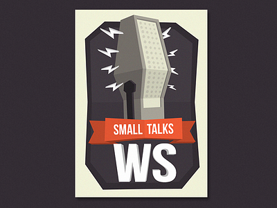 Websupport Small Talks branding digital identity illustration microphone