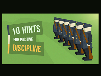 Discipline branding discipline hints illustration soldiers