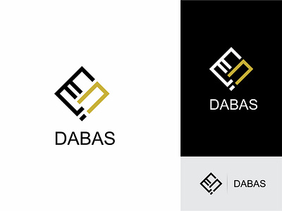 Dabas Logo Design arabic calligraphy arabic kufi design arabic lettering arabic logo branding kufi logo logodesign