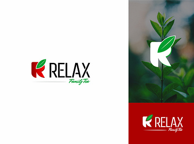 Relax Family Tea Logo advertising branding design familytea indianclient indiandesigner logodesign rahmanshoieb red redesign relax relaxfamilytea typography