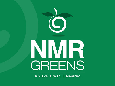 NMR Greens branding design fruits idenity logo vegetables