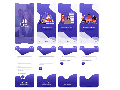 education mobile app design adobe xd app design app ui behance attachment behancereviews branding creative design flash screen flaticon forgot password graphicdesign iiiustrator online education sign in sign up page study typography varification vector