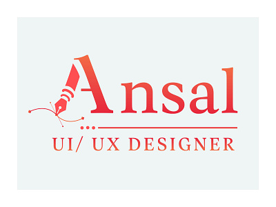 Ansal UI/UX logo Design brand brand identity branding branding design design system graphic logo illustration logo logo design logodesign logos logotype pentool typogaphy ui ui design ux webdesign