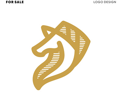 Horse Simple Line Modern Logo brand branding design horse illustration logo