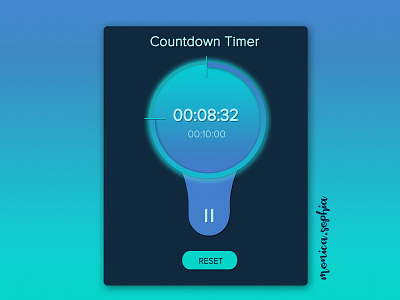 014 Countdown Timer daily 100 challenge dailyui dailyui014