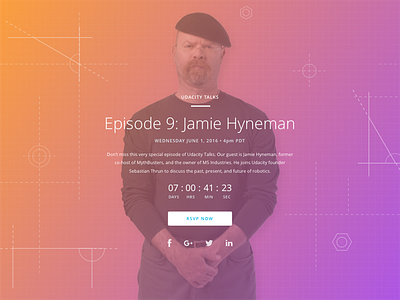 Udacity Talks with Jamie Hyneman blueprints jamie hyneman robotics udacity