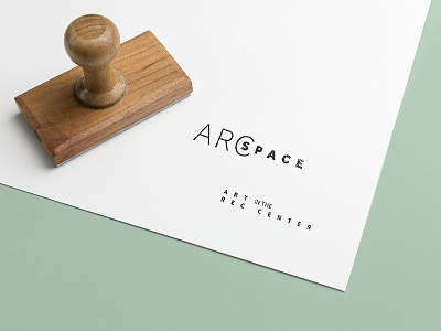 ARCspace | Branding art branding clean design event branding exhibition branding identity design logo logotype pastel color simple space branding stamp type typographic logo typography