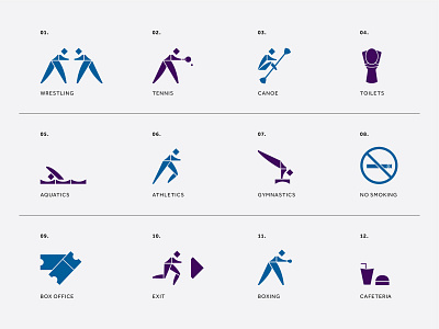 Beirut Olympic Games | Pictograms