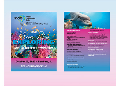 ADCES 2022 Convention Registration Brochure design