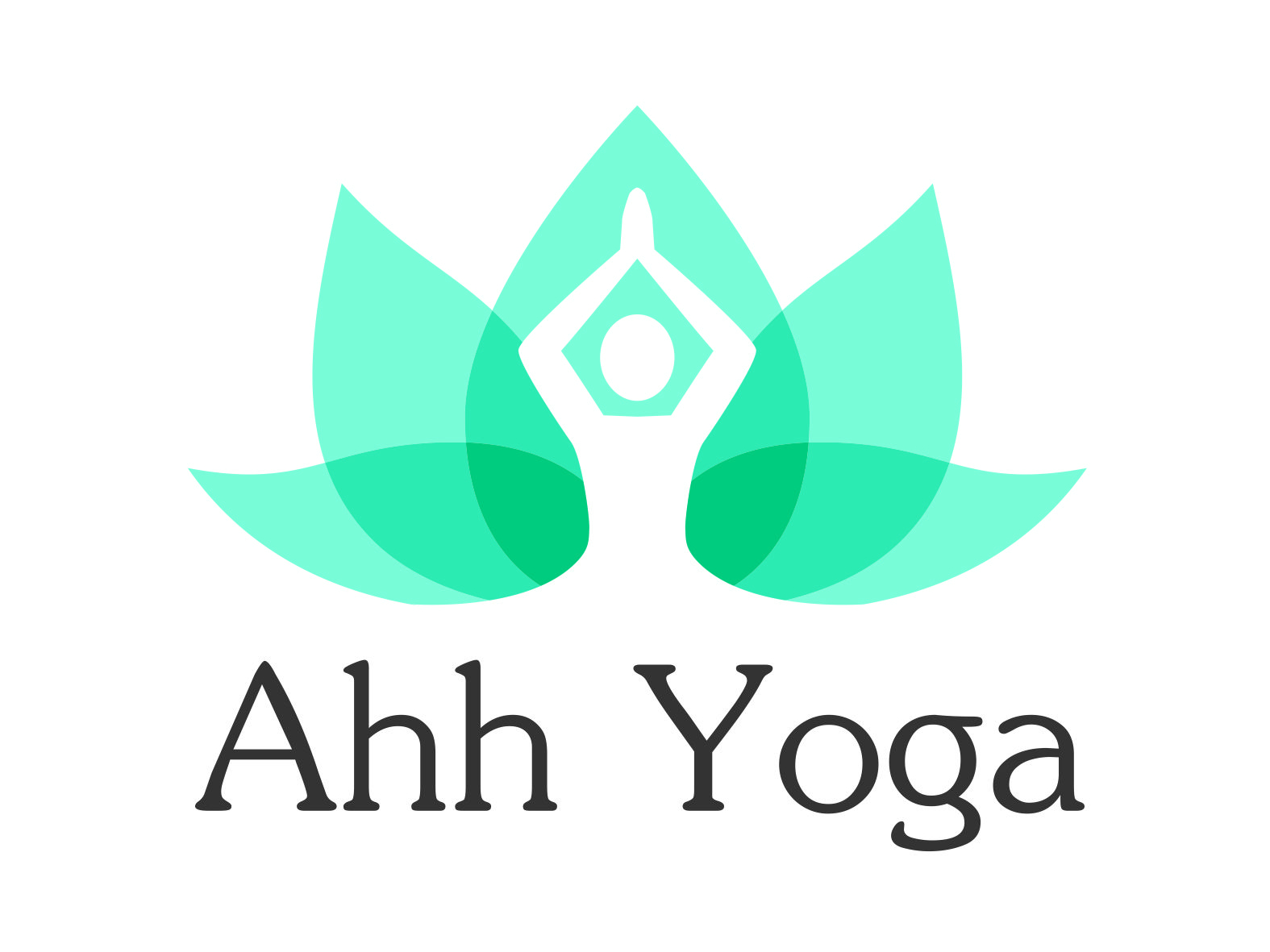 Ahh Yoga logo by Erin Weller on Dribbble